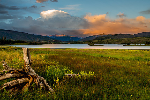 Sunset on Lake Dillon