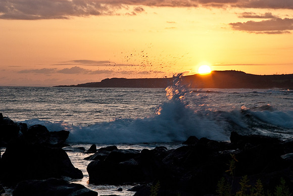 South Shore of Kauai at Sunset