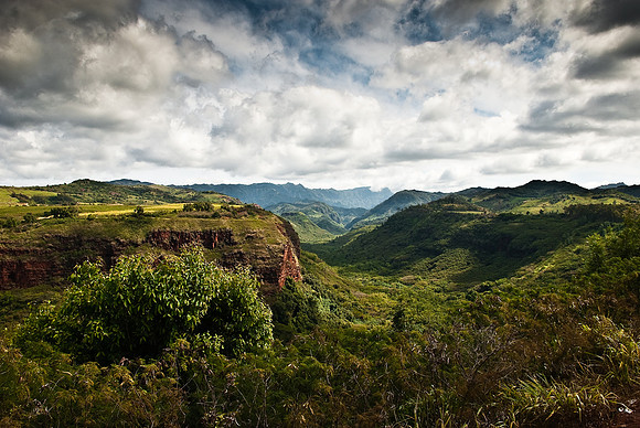 Waimea Canyon Low Clouds