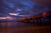 Lake Worth Pier Before Sunrise