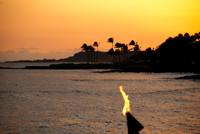 Tiki Torch Sunset