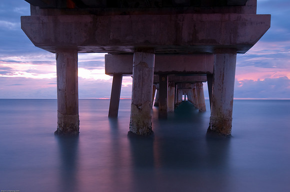 Under Lake Worth Pier