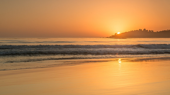 Carmel Beach at Sunset